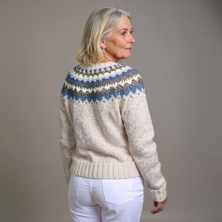 Sanna | Islantilaistyylinen neuletakki
