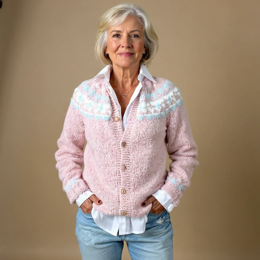 Katri | Islantilaistyylinen neuletakki