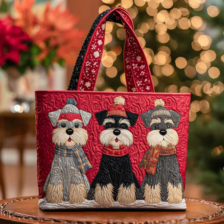Kirsi - Kolme schnauzeria topattu ostoskassi