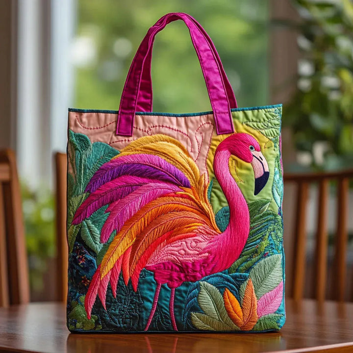 Sateenkaari Flamingo Pehmustettu Olkalaukku
