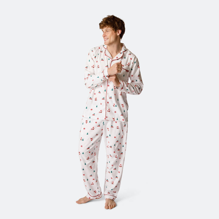 Misteli flanellinen joulupyjama miehille