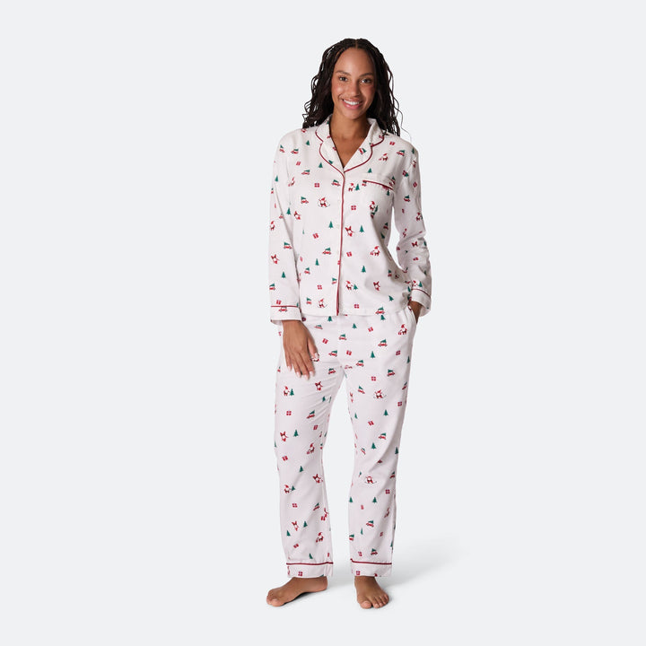 Misteli flanellinen joulupyjama naisille