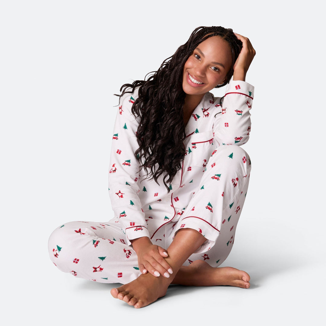 Misteli flanellinen joulupyjama naisille