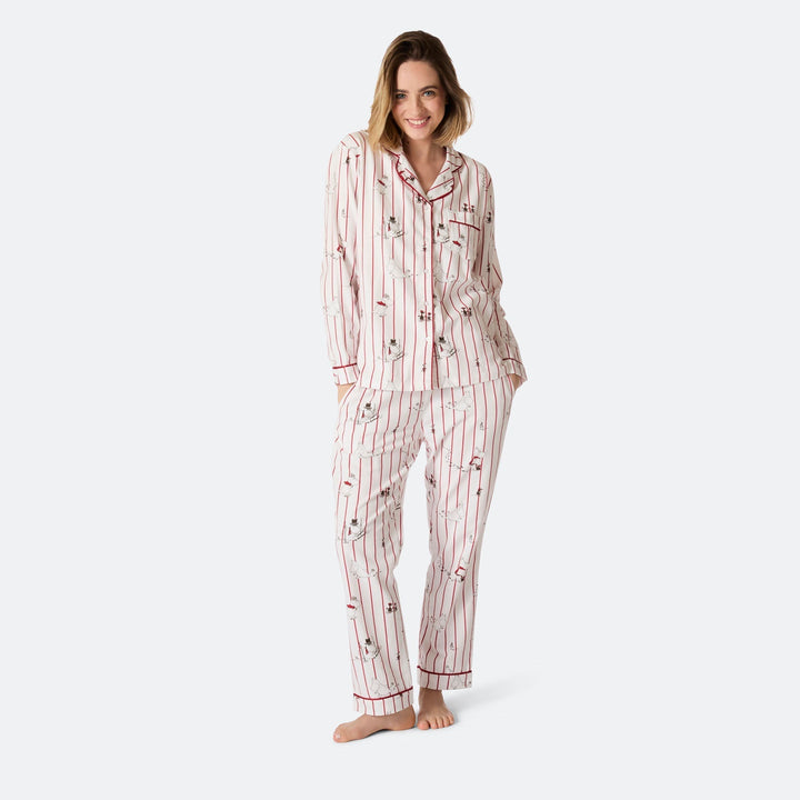 Muumi flanellinen joulupyjama naisille