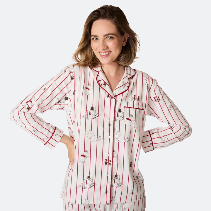Muumi flanellinen joulupyjama naisille