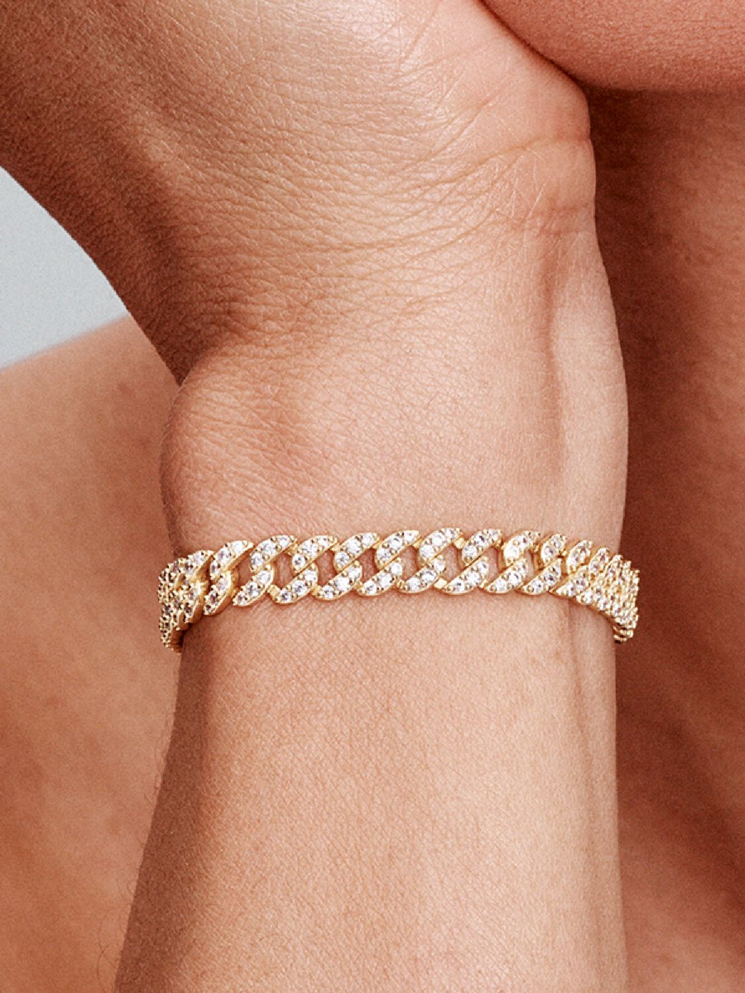 Luna | Moissanite-ketju rannekoru