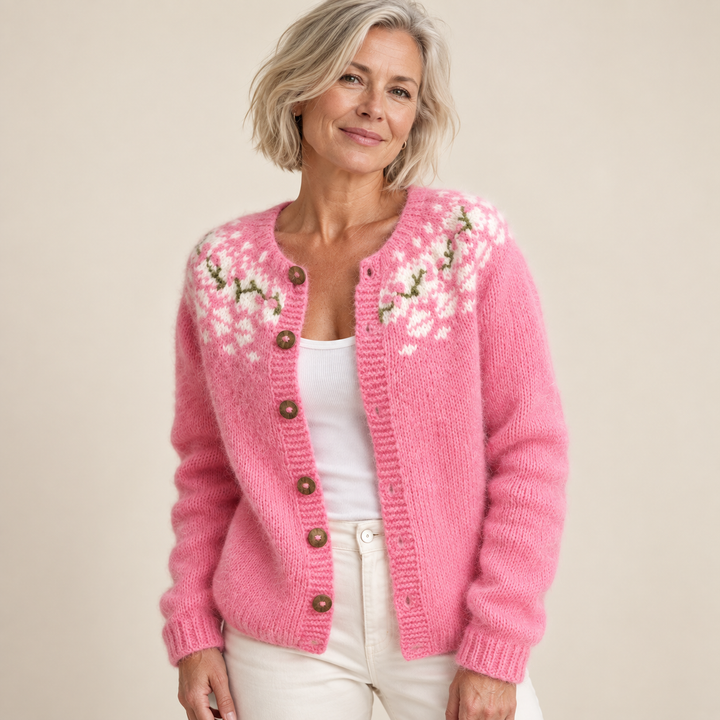 Ella | Islantilaistyylinen neuletakki
