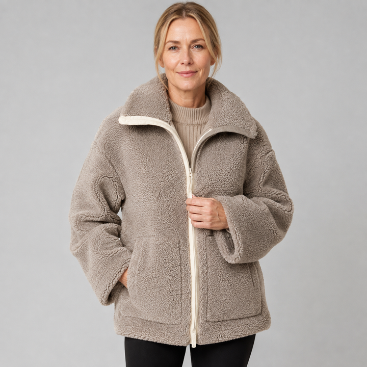 Lotta - Pehmeä teddyfleece-takki