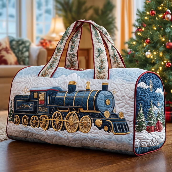 Christmas Express -tilkkutyynyinen putkikassi