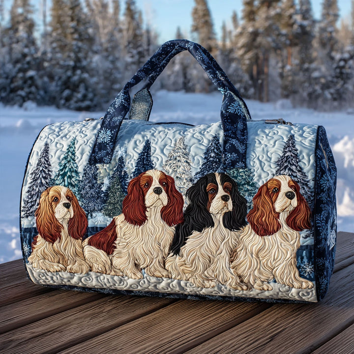 Cuddle Spaniel -tikattu viikonloppukassi