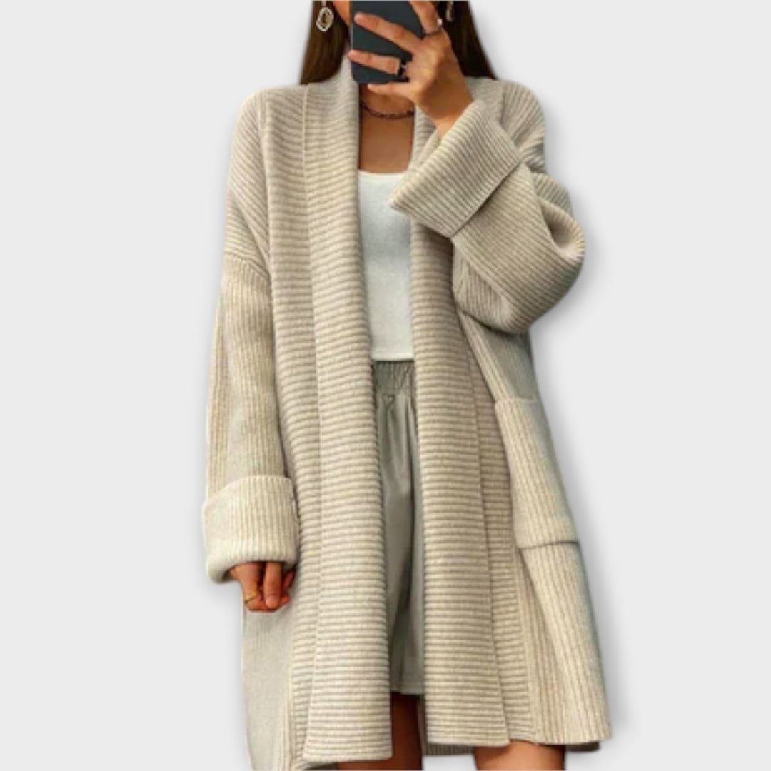 Euphemia - Pitkä neulecardigan