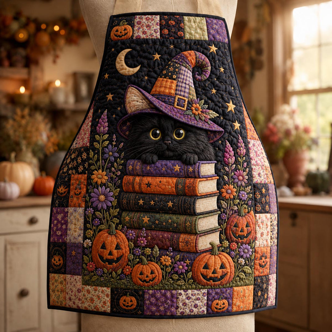 Kuvioitu Keittiöesiliina "Taianomainen Halloween"