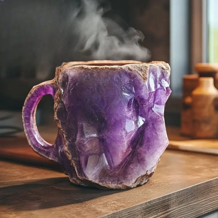 Kristallilla Infusoitu Mineralikahvimuki