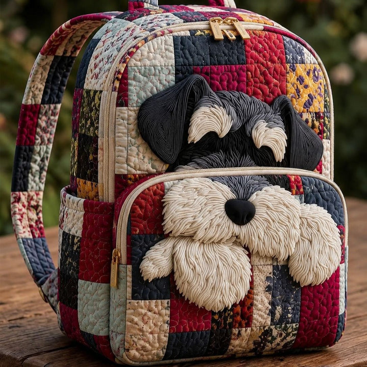 Vaatimaton Reppu - Schnauzer Patches