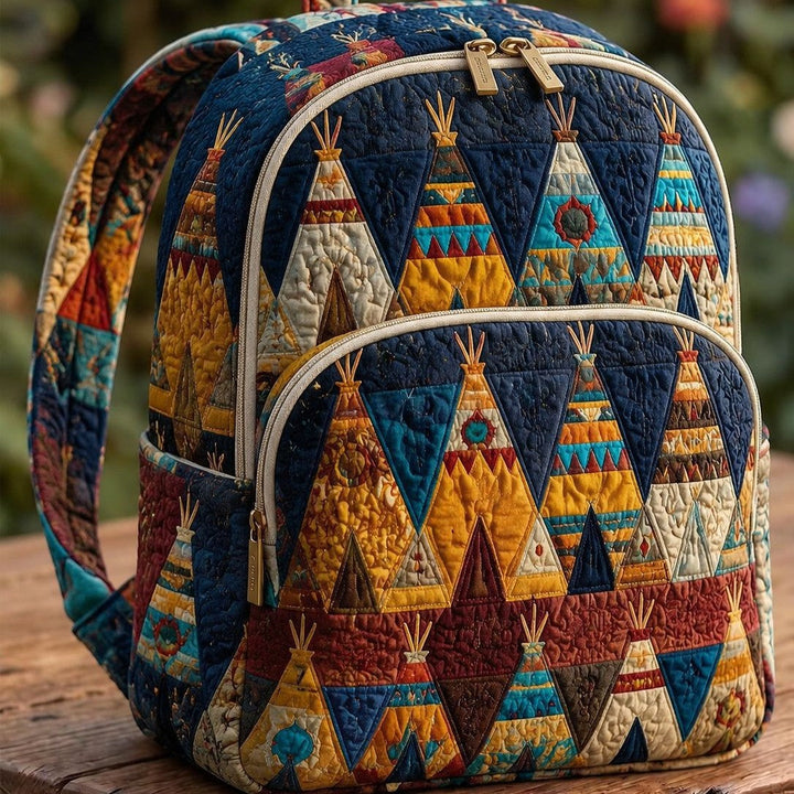 Pehmustettu Reppu - Boho Patches Teltta