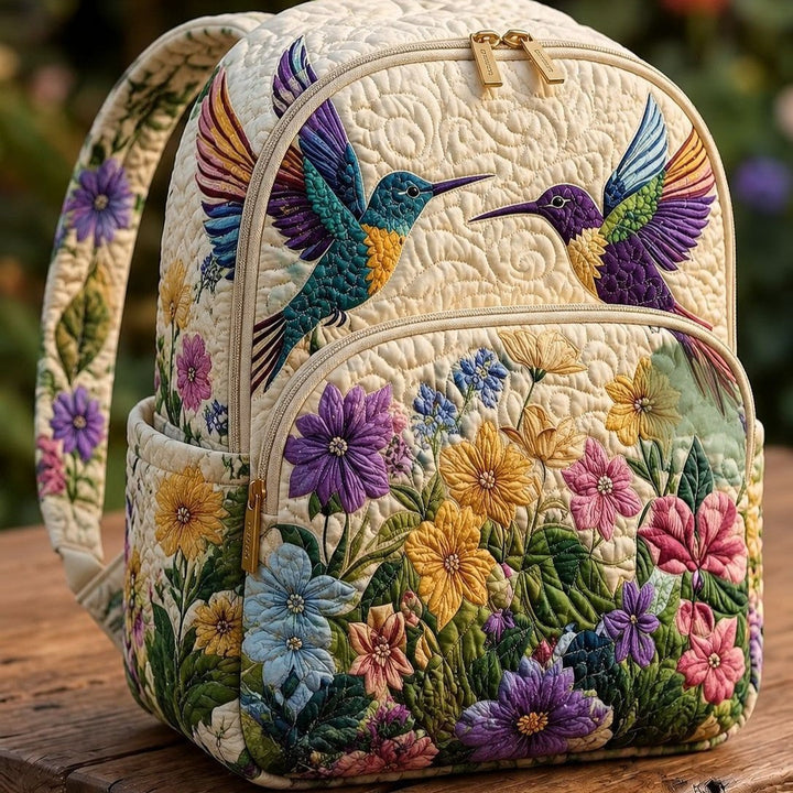 Pehmustettu Reppu - Kolibri Kukkapellossa