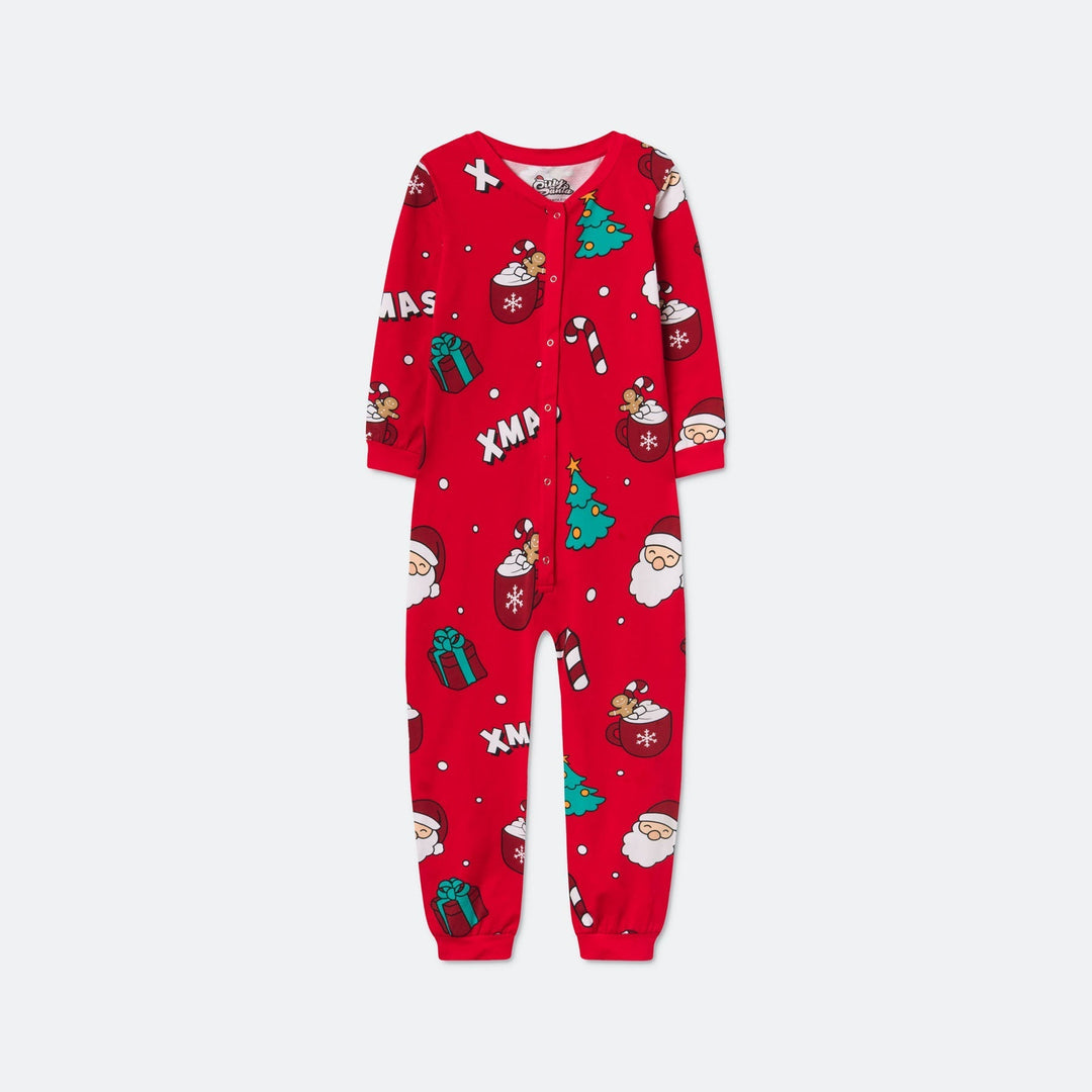 Punainen xmas-haalari lapsille