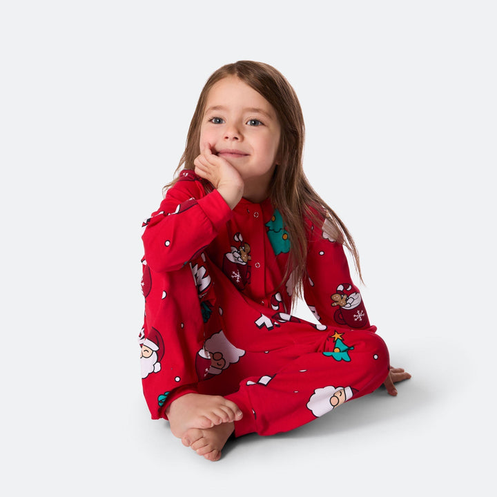 Punainen xmas-haalari lapsille