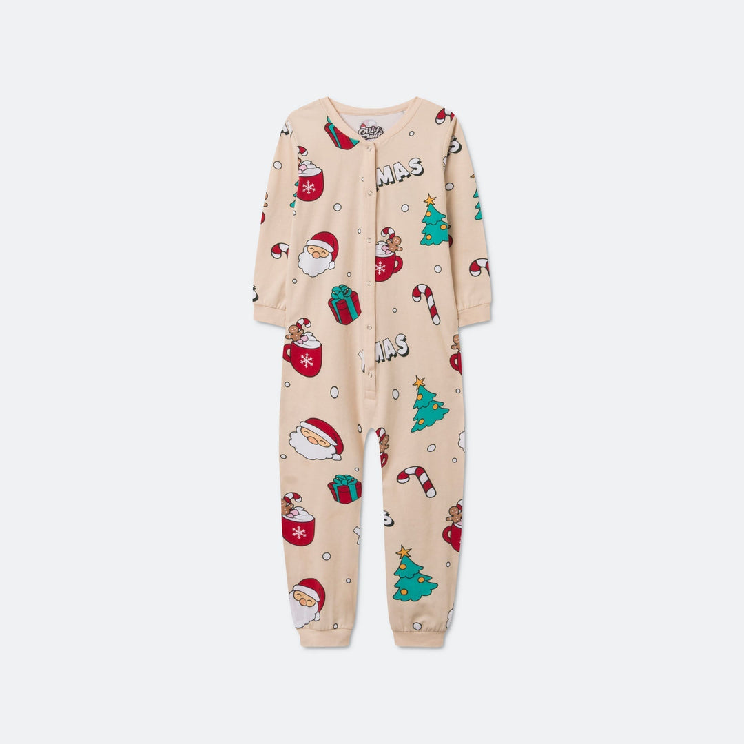 Beige xmas-haalari lapsille
