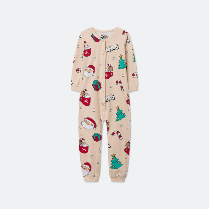 Beige xmas-haalari lapsille
