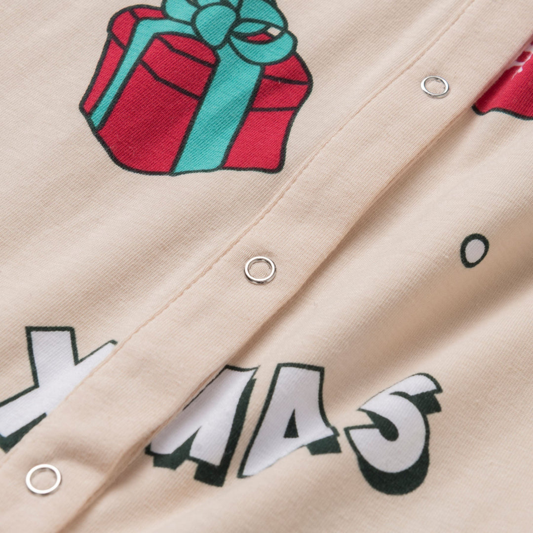Beige xmas-haalari lapsille