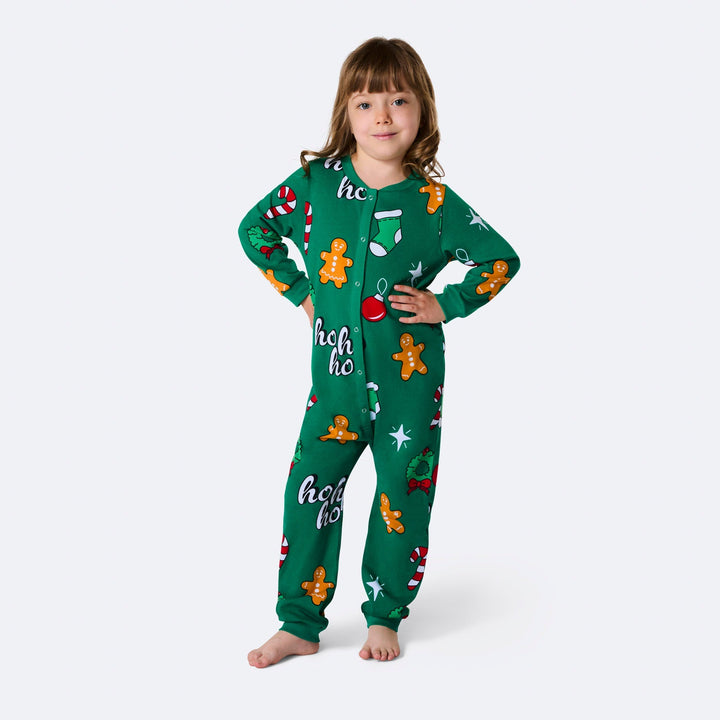 Vihreä hohoho-haalari lapsille