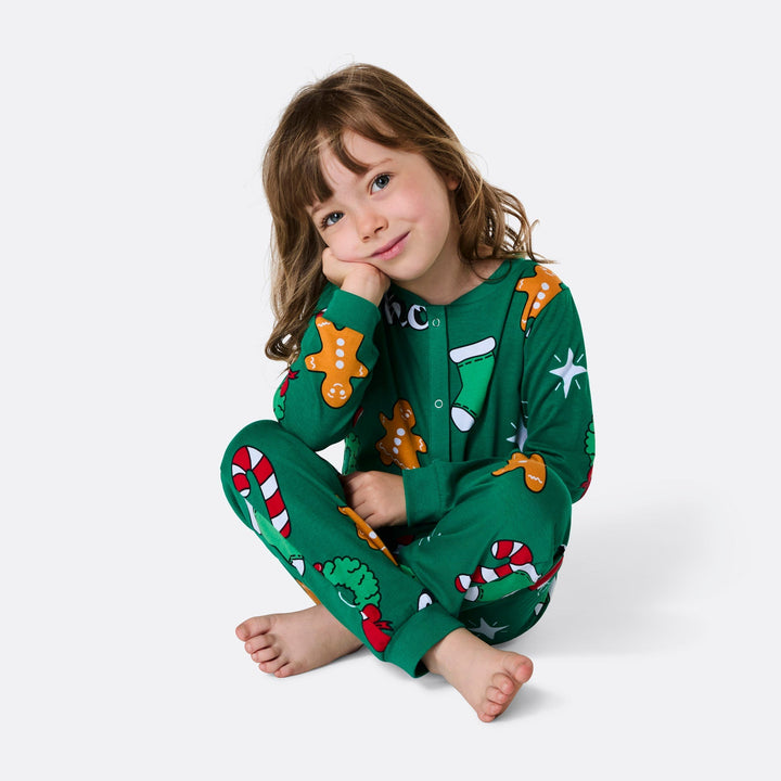 Vihreä hohoho-haalari lapsille