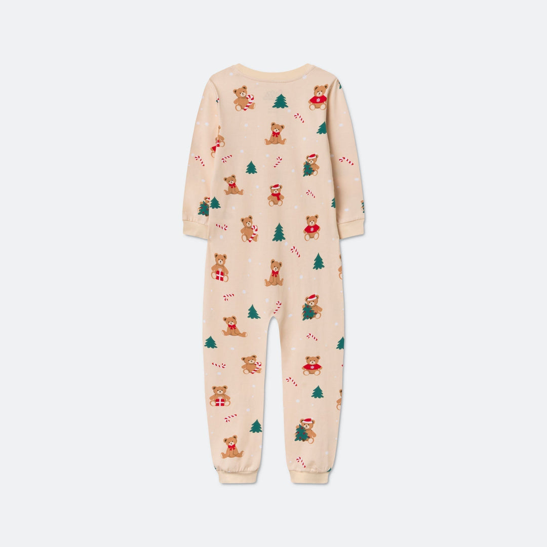 Beige nalle-haalari lapsille