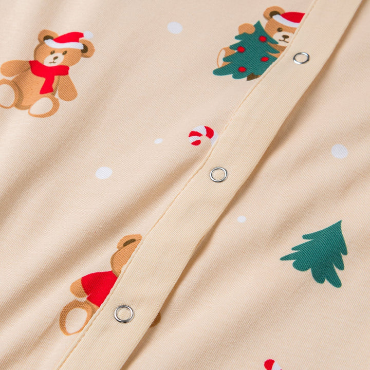 Beige nalle-haalari lapsille
