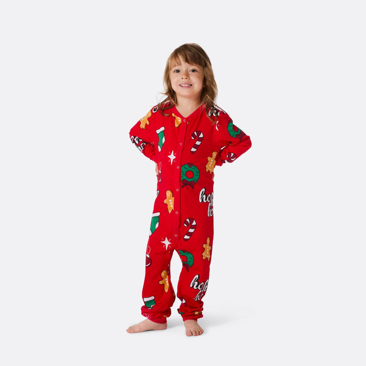 Punainen hohoho-haalari lapsille