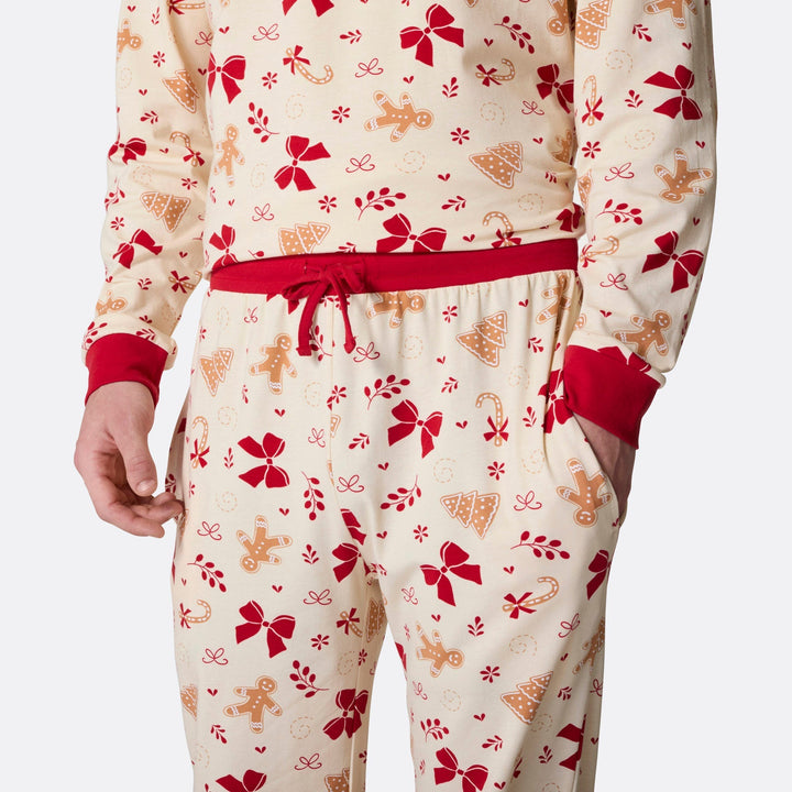 Piparkakku-joulupyjama miehille