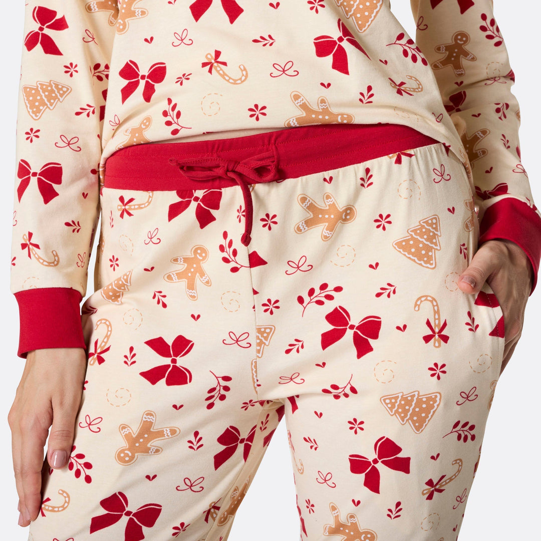 Piparkakku-joulupyjama naisille