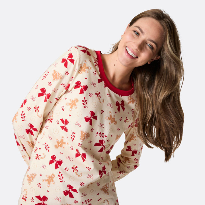 Piparkakku-joulupyjama naisille