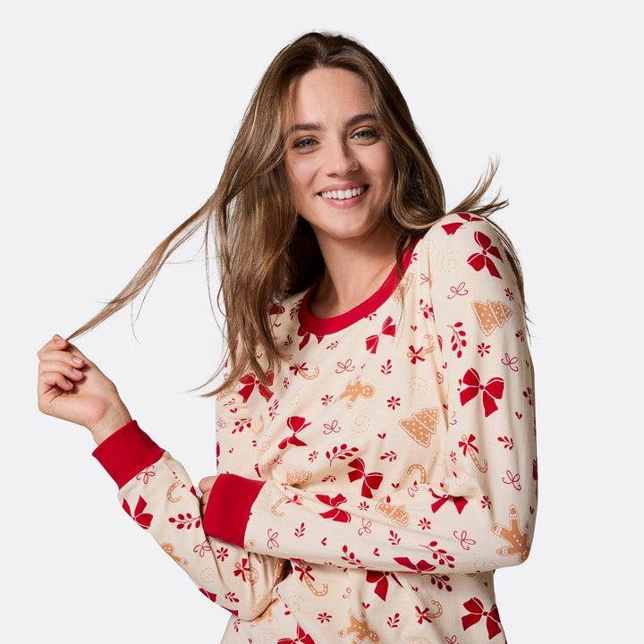 Piparkakku-joulupyjama naisille