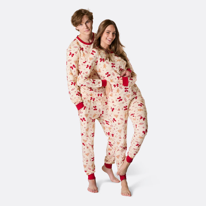 Piparkakku-joulupyjama miehille