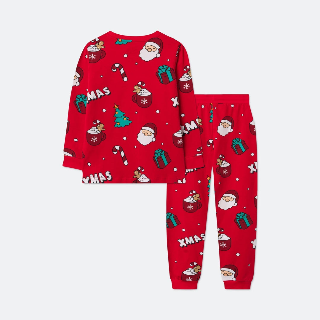 Punainen xmas-joulupyjama lapsille