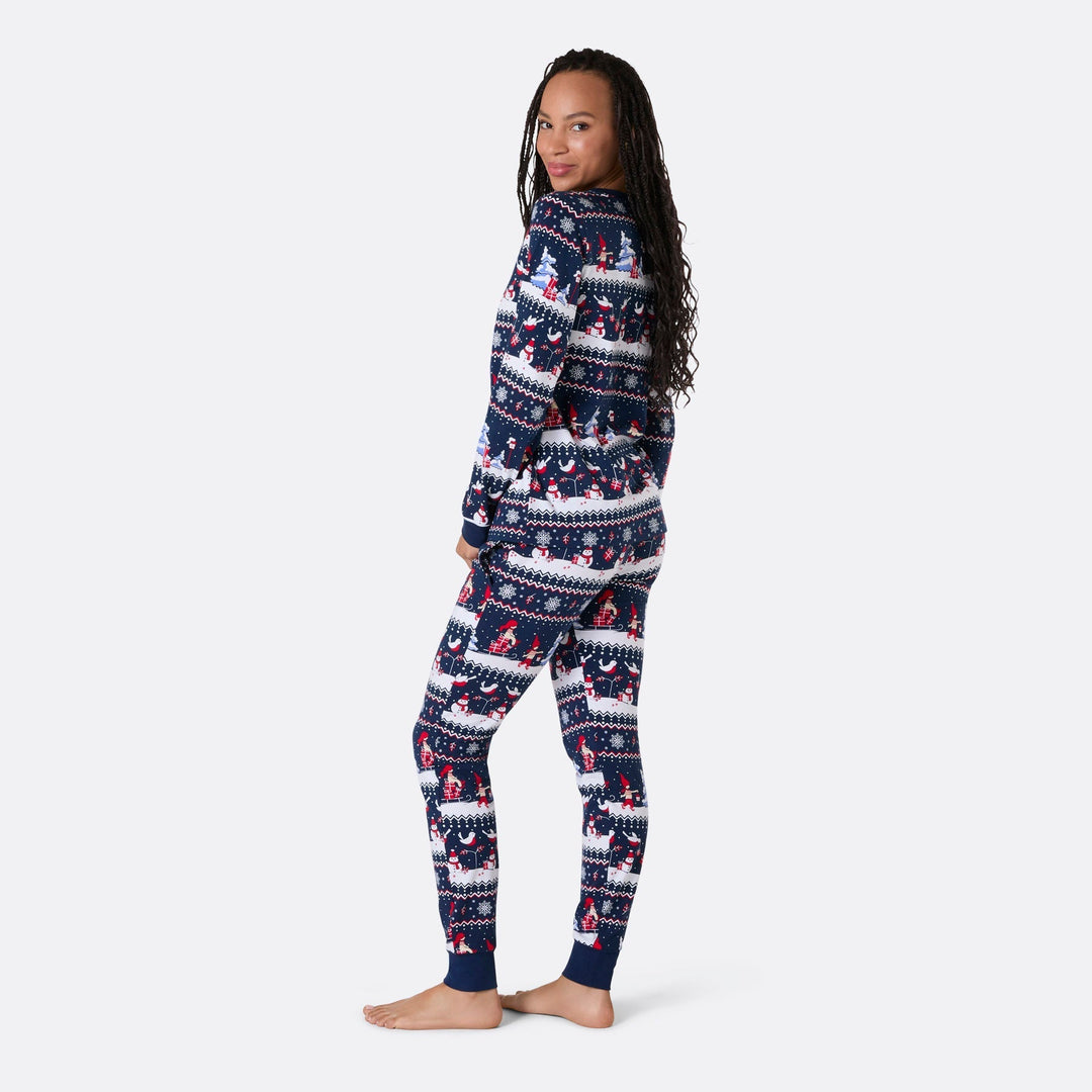 Joulumaailma-joulupyjama naisille