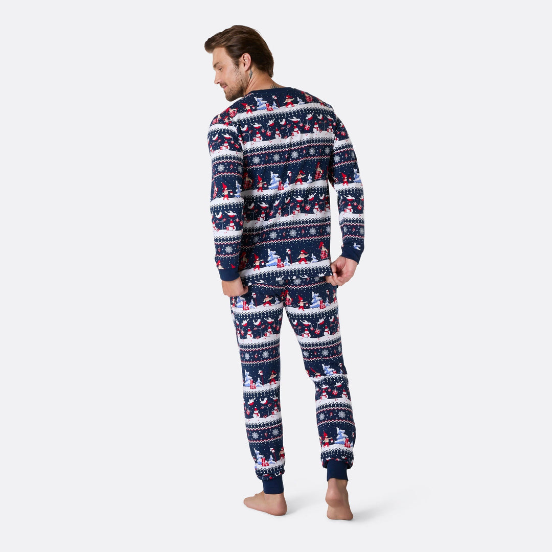 Joulumaailma-joulupyjama miehille