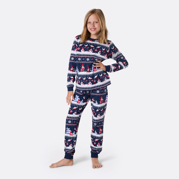 Joulumaailma-joulupyjama lapsille