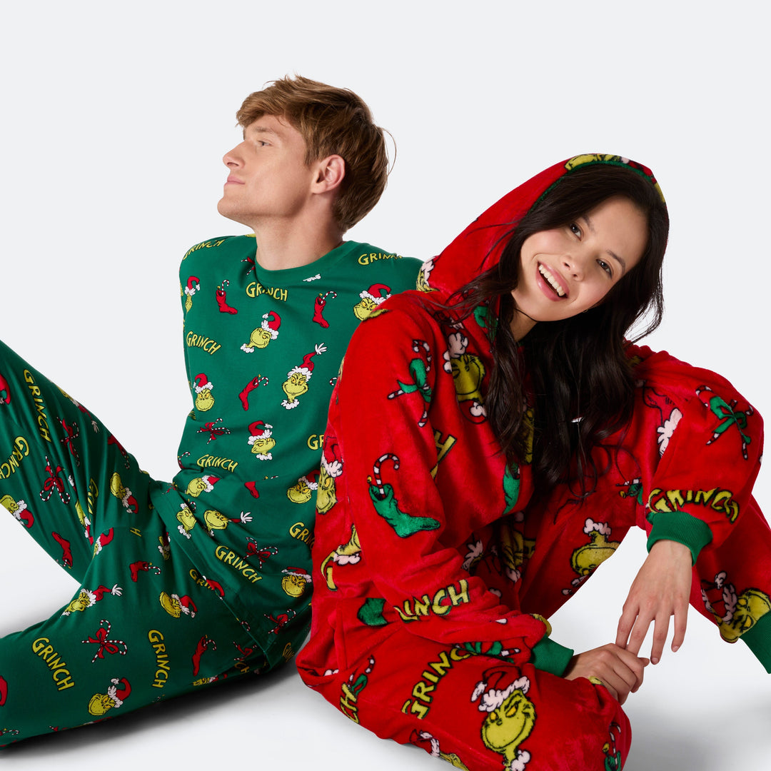 Grinch-joulupyjama miehille