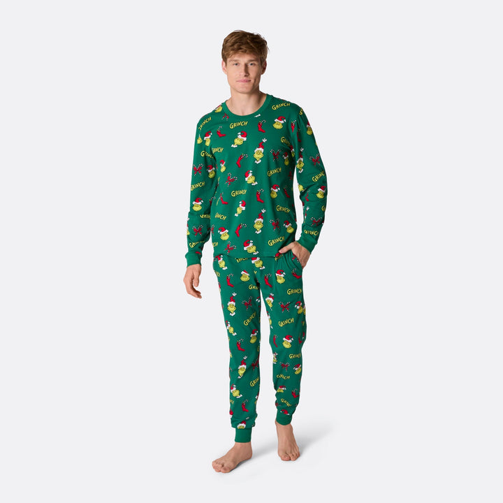 Grinch-joulupyjama miehille
