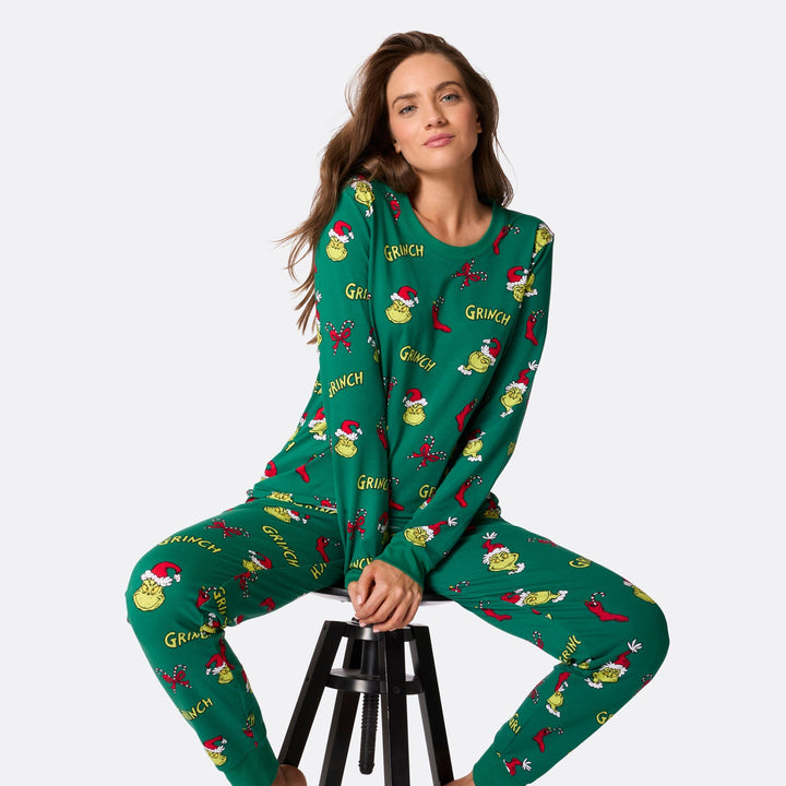 Grinch-joulupyjama naisille