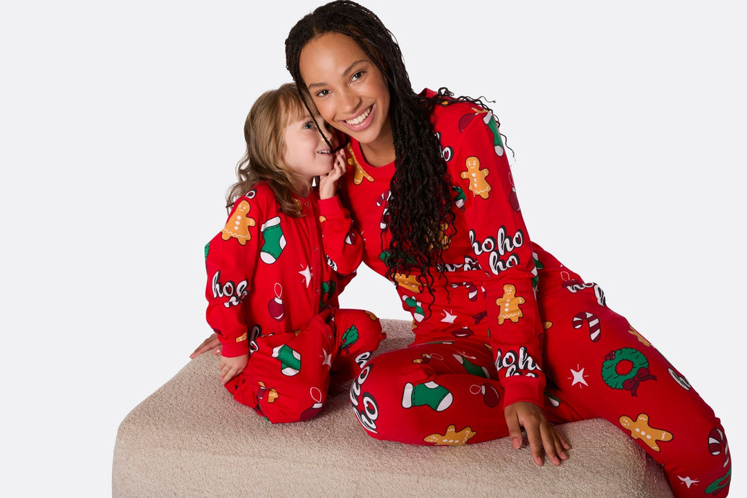 Punainen hohoho-haalari lapsille