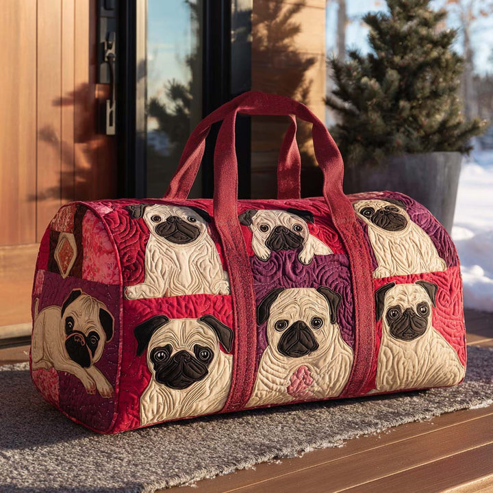 Puggy Wiggles -tikattu duffelilaukku