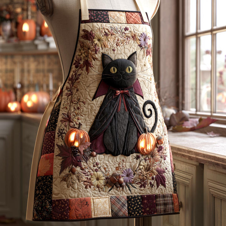 Käytännöllinen Keittiöesiliina "Halloweenin Kurpitsat"