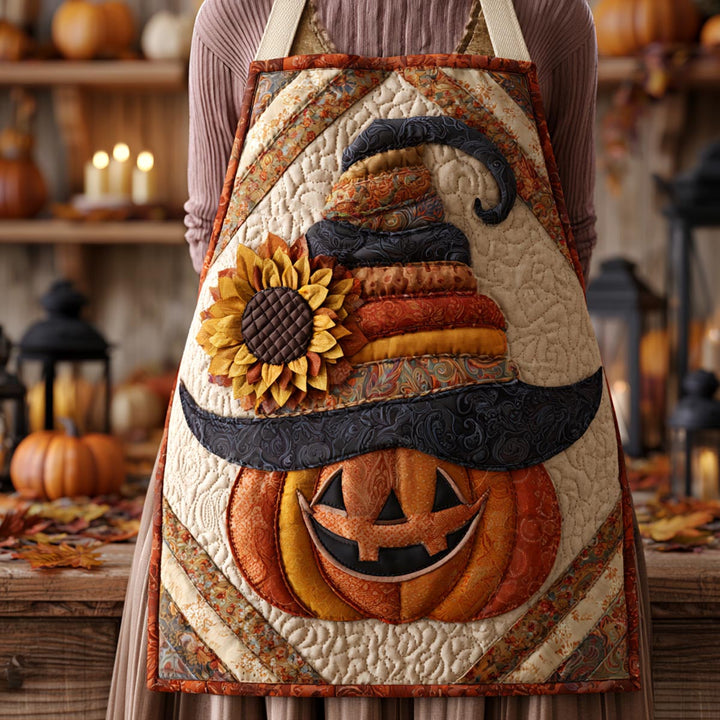 Käytännöllinen Keittiöessu "Broderad Halloween Yö"