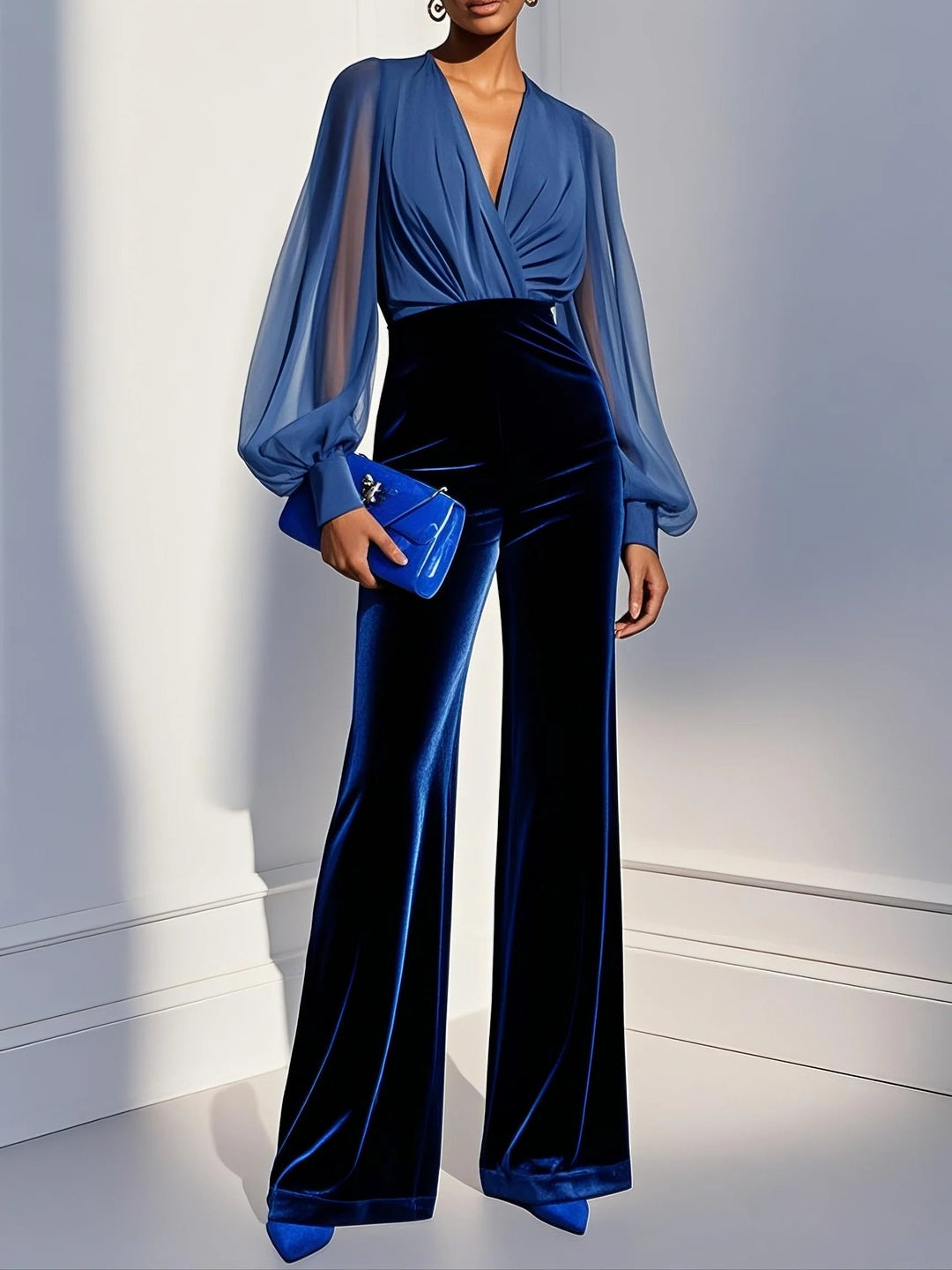 Maud - Tyylikäs haalari V-pääntiellä
