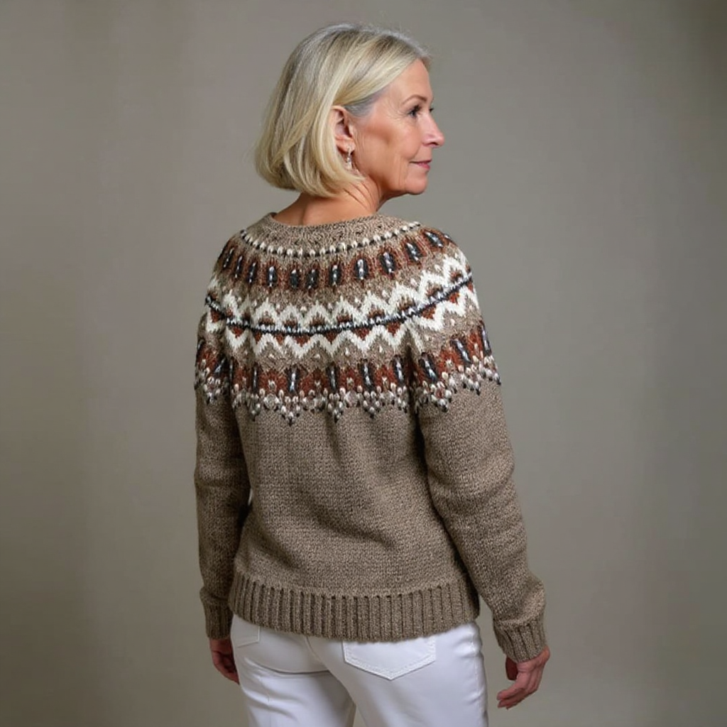 Eeva | Vintage-neuletakki