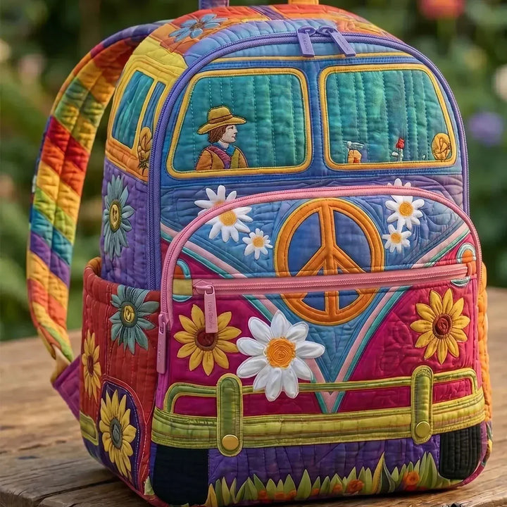 Vaatteellinen Reppu - Hippie Bussi