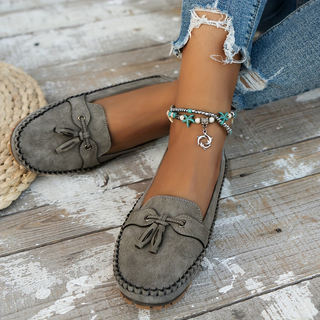 Nadine - Klassiset loaferit, joissa on tasselit